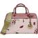 Michael Kors jet set girls medium travel duffle weekender bag dark powder blush