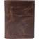 Fossil Derrick 100% Leather Wallet - Dark Brown