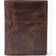 Fossil Derrick 100% Leather Wallet - Dark Brown