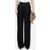 Anine Bing Carrie Wide Leg Casual Trousers - Black