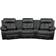 Flash Furniture Reel Comfort Series Black Sofa 117" 3 Seater