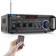 Pyle pda29bu 200w wireless bluetooth stereo power amplifier w/ rca/usb/sd/mic/fm