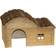 Kerbl Hutch For Rodents With A Curved Roof Nature - Beige