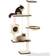 Silvio Design Wandkratzbaum Mabel beige-braun