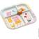 Koziol easy eater plate peppa pig with cube, children's plate, plastic