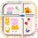 Koziol easy eater plate peppa pig with cube, children's plate, plastic