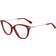 Moschino Multifarvet Acetatramme Modebriller ONE SIZE