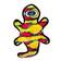 Outward Hound Durablez Tough Plush Squeaky Dog Toy Medium