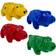 Multipet 4 Mini Plush Pig DogToy