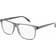 Alexander McQueen da vista Am0247o cod. colore 001 Uomo Squadrata Grigio