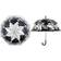 Esschert Design forest & stag umbrella see through dome 31" diameter brolly