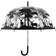 Esschert Design forest & stag umbrella see through dome 31" diameter brolly