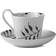 Royal Copenhagen Black Fluted Mega Tekop 25cl