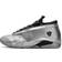 NIKE Air Jordan 14 Retro Low W - Metallic Silver/Wolf Gray/Black/Fire Red