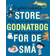 Gyldendals store godnatbog for de små (Indbundet, 2015)