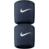 Nike Swoosh Wristband 2-pack - Obsidian/White