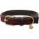 Kentucky Dogwear flettet nylonhundehalsbånd Mørkerød XS