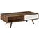 modway Transmit Collection EEI-2528-WAL-WHI 47" Coffee Table