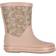 Wheat Juno Rubber Boot Print - Pale Lilac Flowers