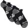 New Balance No Show Run Sock 3pr - Black/White Female