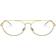 Ray-Ban Unisex Rb6454 Gold Clear Lenses 58-14