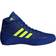 adidas Youth HVC 2 Wrestling Shoes - Ink/Solar Yellow/Ink