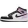 Nike Air Jordan 1 Mid SE GS - Black/White/Amethyst Wave/Bleached Coral