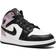 Nike Air Jordan 1 Mid SE GS - Black/White/Amethyst Wave/Bleached Coral