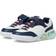 Geox Kid's J Illuminus Sneakers - Navy/White