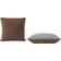 Muuto Mingle Cushion Copper Brown/Light Komplettes Dekokissen Braun, Blau (45x45cm)