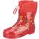 Playshoes Bota de Caucho Bosque de Animales Rojos