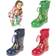 Playshoes Gummistøvler - Brun/Gylden Gul/Lysegrøn/Orange/Rød