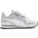 Puma cabana racer glitz mädchen sneaker,silber/glitzer,klett,gr.24-30