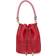 Marc Jacobs The Leather Mini Bucket Bag - True Red