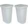 Rubbermaid Spring-Top Lid Kitchen Trash Can 2 Pack 13gal