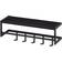 Wohnling Metall Schwarz Wandgarderobe 70 x 20 x 20 cm