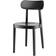 Thonet 118 m Hêtre Teinté Noir Chaise de Cuisine