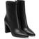 Gianvito Rossi Piper 85 Leather Ankle Boots - Black