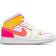 Jordan Jordan 1 Mid Edge Glow GS - White/Hyper Crimson/Pink Blast/Lemon Venom