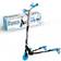 Ozbozz Scissor Scooter Black & Blue