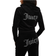 Juicy Couture Diamante Velour Full Zip Hoodie - Black