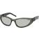 HUGO BOSS Grey-acetate sunglasses with 3D monogram