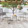 vidaXL grey Garden Patio Dining Set