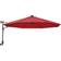 vidaXL red Wall-mounted Parasol Umbrella Garden Sun Sun Shelter Umbrella