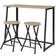 SoBuy Set Mesa Alta Bar Y 2 Taburetes Juego de Comedor 2pcs