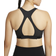 Nike Dri-FIT Swoosh High-Support Non-Padded Adjustable Sports Bra - Black/Dark Smoke Grey/White