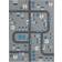 Hanse Home Children's Carpet Street Play Mouse Blue 80 x 150 cm