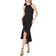 Trendyol Collection Wrap Cut Midi Dress - Black