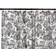 Victoria Park Toile Bathroom Shower Curtain Black