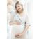 PartyDeco Sash Mom To Be Light Tiffany Blue 75 cm